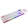 Everest KM-198 Luminax Beyaz Gökkuşağı Aydınlatmalı Q Gaming Oyuncu Klavye + Mouse Set