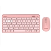 Everest LUMI KM-BT903 Pembe 3in1 3 BT + 2.4 1600dpi  Q Kablosuz Klavye + Mouse Set