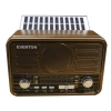 Everton Rt-673 Bluetooth Fm-Usb-Tf-Aux Şarjlı Solar Nostaljik Radyo