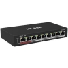 Hılook NS-0109P-60(B) 8 Port 10-100 8 Port PoE 60W +1 Port Megabit Uplink Poe Switch