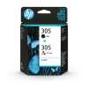 HP 6ZD17AE 2-Pac TriColor/Black M.K(305)