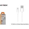 Hytech HY-X105 1m 2A Type-C Beyaz Şarj Kablosu