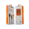 Hytech HY-X250 3A Micro Usb 1,2m Siyah Data + Sarj Kablosu