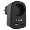 INCA IPW-42SY TYPE-C+ USB-A Giriş   Soketli Duvar Prizi