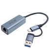 Inca IUTP-01TX Alüminyum 1000Mbps USB 3.0 ve TYPE-C 3.1 çevirici