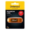Intenso USB 2.0 64GB Rainbow Line Bellek