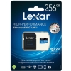 Lexar 512gb microSDXC™ UHS-I, SD adaptörlü, 100 MB-snye kadar okuma, 70 MB-snye kadar yazma
