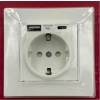 Mutlusan Rita Topraklı  Priz Usb+Type-C  (2220 629 0201B)  Beyaz Blisterli