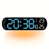 Nie Uzaktan Kumandalı Büyük Dijital Duvar Saati, Çift Alarm, Yaz Saati Uygulaması, 10 Seviyeli Parlaklık