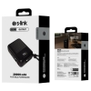 S-link MP120 20000mAh PD22.5W Type-C+Lightning Kablolu Siyah  Pil Şarj Cihazı Powerbank