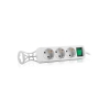 S-link SPG-F03 1.5m 306 Joule Flat Soket 3G1.0mm Tam Bakır 3 lü Akım Korumalı Priz Çoklayıcı