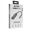 S-link SW-U336 Gri Metal Type-C to RJ45 10-100-1000Mbps Gigabit Adaptör