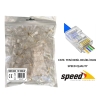 Speed SP-U100 D CAT6 100 Adet Rj45 Konnektör Delikli Yeni Nesil