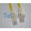 Teldata TLD-030YY Cat6 0.30MT Sarı Utp Patch Kablo
