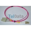TELDATA TLD-SCLCOM41 SC-UPC-LC-UPC MM DX OM4 1 METRE FIBER OPTIK PATCHCORD