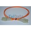 TELDATA TLD-SCOM22 SC-UPC-SC-UPC MM DX OM2 2 METRE FIBER OPTIK PATCHCORD