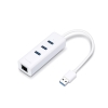 Tp-Link UE330 10-100-1000 Mbps 3.0 USB Ethernet Çevirici + 3 Port USB Çoğaltıcı