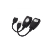Vcom CU824 USB RJ45 Extender Plastik 45m Uzatıcı